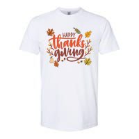 Happy Thanksgiving For Family Holiday Softstyle CVC T-Shirt