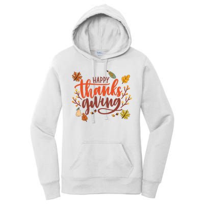 Happy Thanksgiving For Family Holiday Women's Pullover Hoodie