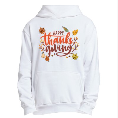 Happy Thanksgiving For Family Holiday Urban Pullover Hoodie