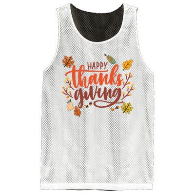 Happy Thanksgiving For Family Holiday Mesh Reversible Basketball Jersey Tank