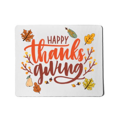 Happy Thanksgiving For Family Holiday Mousepad