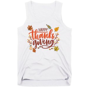 Happy Thanksgiving For Family Holiday Tank Top