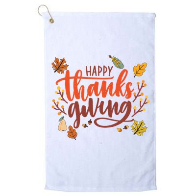 Happy Thanksgiving For Family Holiday Golf Towel