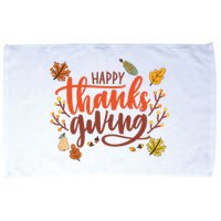 Happy Thanksgiving For Family Holiday Microfiber Hand Towel