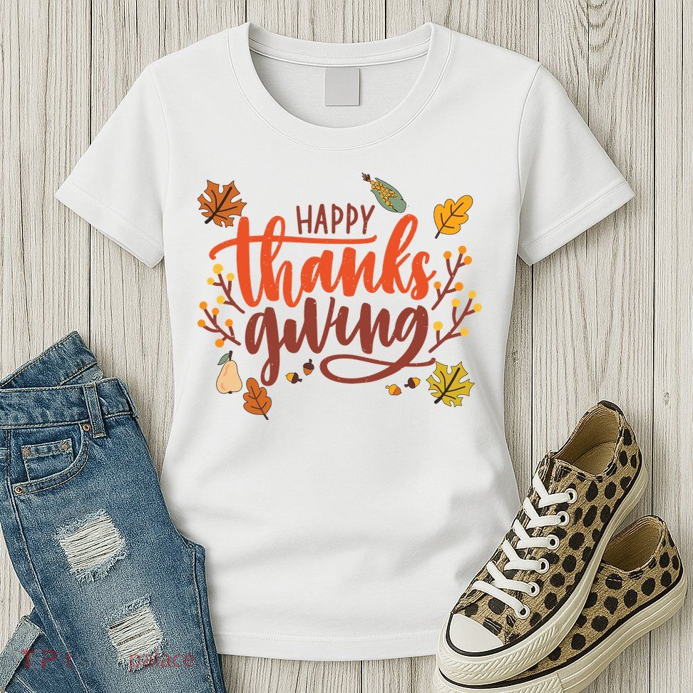Happy Thanksgiving For Family Holiday Womens T-Shirt