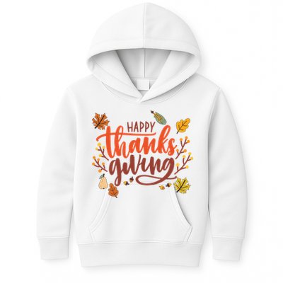 Happy Thanksgiving For Family Holiday Kids Hoodie