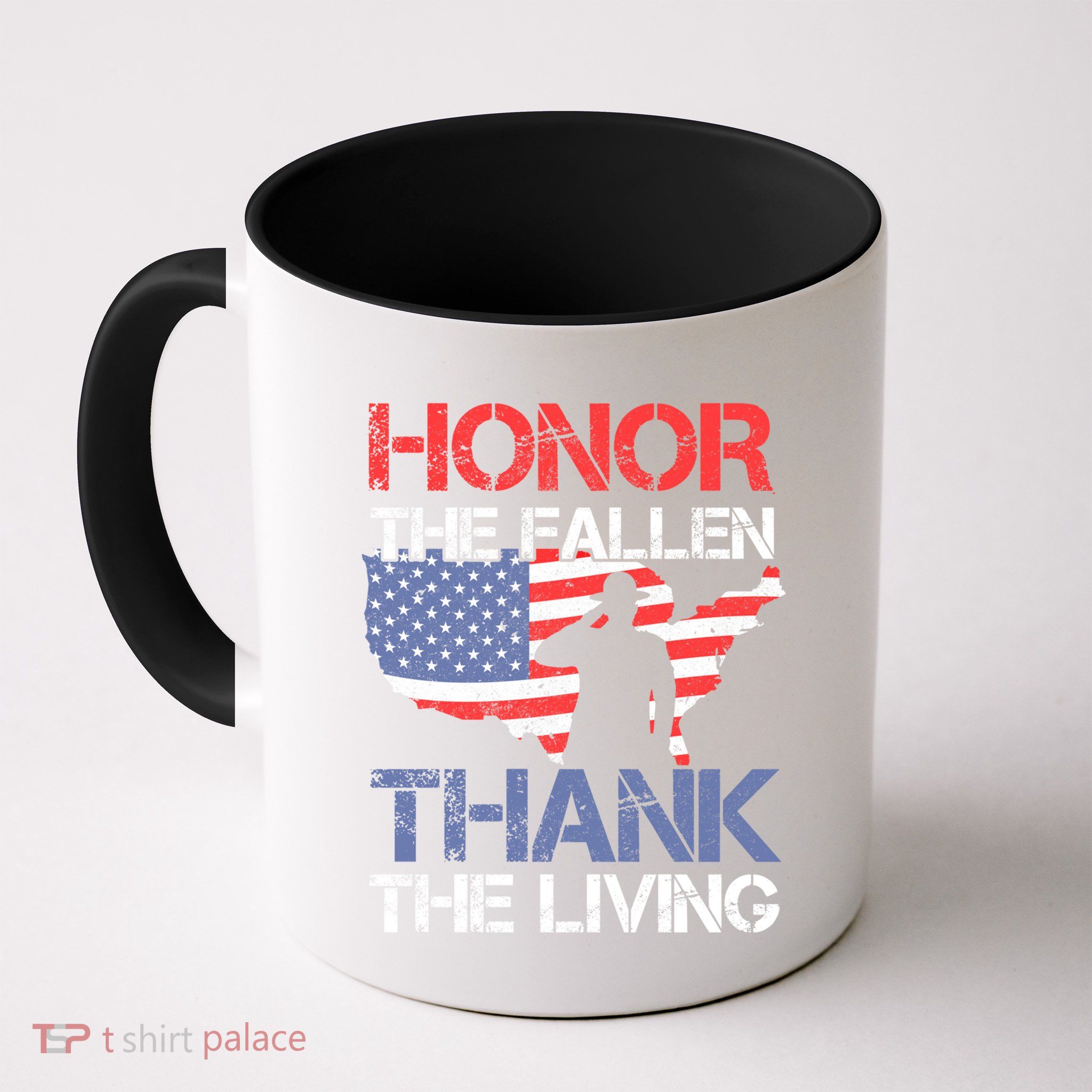 Honor The Fallen Thank The Living Memorial Day Gift Mug