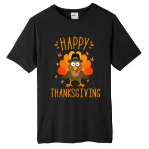 Happy Thanksgiving For Turkey Day Family Dinner Funny Gift Tall Fusion ChromaSoft Performance T-Shirt