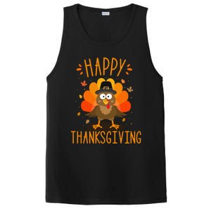 Happy Thanksgiving For Turkey Day Family Dinner Funny Gift PosiCharge Competitor Tank