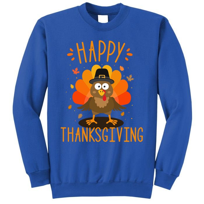 Happy Thanksgiving For Turkey Day Family Dinner Funny Gift Sweatshirt