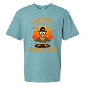 Happy Thanksgiving For Turkey Day Family Dinner Funny Gift Sueded Cloud Jersey T-Shirt