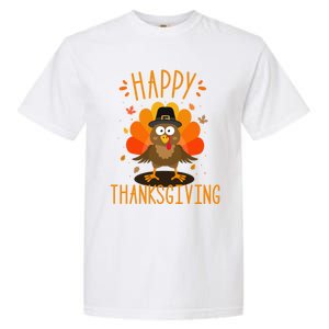 Happy Thanksgiving For Turkey Day Family Dinner Funny Gift Garment-Dyed Heavyweight T-Shirt