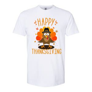 Happy Thanksgiving For Turkey Day Family Dinner Funny Gift Softstyle CVC T-Shirt