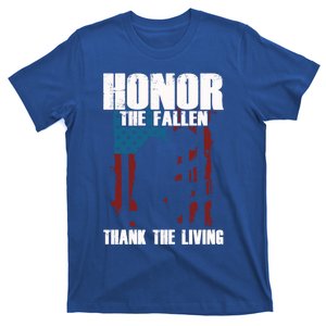 Honor The Fallen Usa Flag Military Veteran Support Gift Meaningful Gift T-Shirt