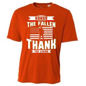 Honor The Fallen Thank Living Memorial Day Military May 25th Gift Cooling Performance Crew T-Shirt