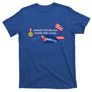 Honor The Fallen Thank The Living Funny Gift T-Shirt