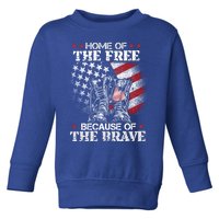 Honor The Fallen Veteran Themed Military Support Memorial Gift Toddler Sweatshirt