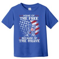 Honor The Fallen Veteran Themed Military Support Memorial Gift Toddler T-Shirt