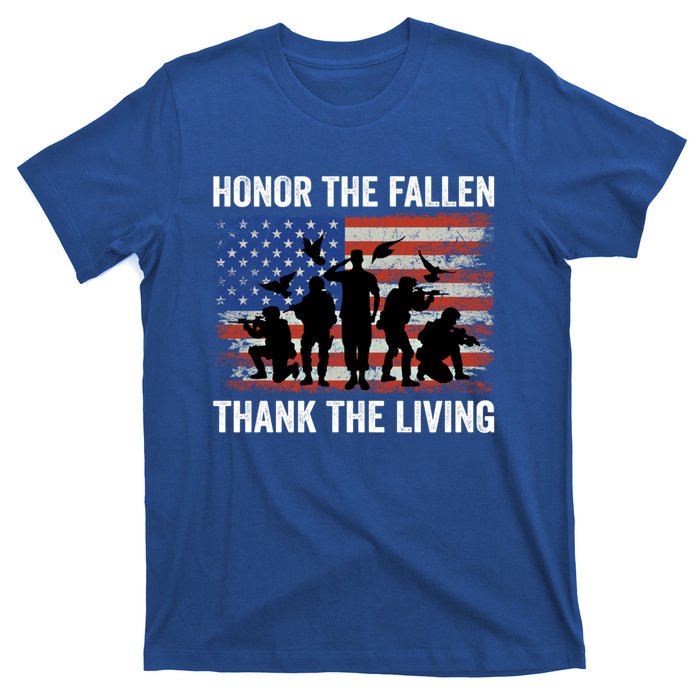 Honor The Fallen Thank The Living Soldiers Memorial Day Meaningful Gift T-Shirt