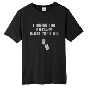 Honor The Fallen Veteran Military Support Great Gift Tall Fusion ChromaSoft Performance T-Shirt