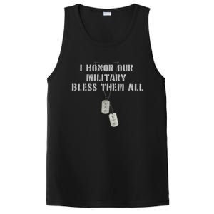 Honor The Fallen Veteran Military Support Great Gift PosiCharge Competitor Tank