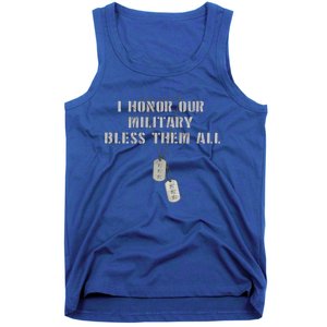 Honor The Fallen Veteran Military Support Great Gift Tank Top