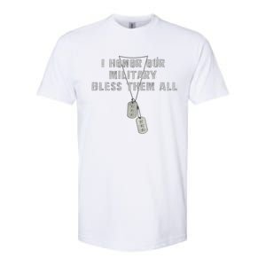 Honor The Fallen Veteran Military Support Great Gift Softstyle CVC T-Shirt