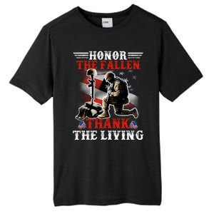 Honor The Fallen Veteran Themed Military Support Cool Gift Tall Fusion ChromaSoft Performance T-Shirt