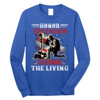 Honor The Fallen Veteran Themed Military Support Cool Gift Long Sleeve Shirt