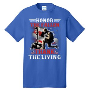 Honor The Fallen Veteran Themed Military Support Cool Gift Tall T-Shirt