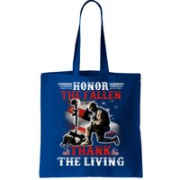 Honor The Fallen Veteran Themed Military Support Cool Gift Tote Bag