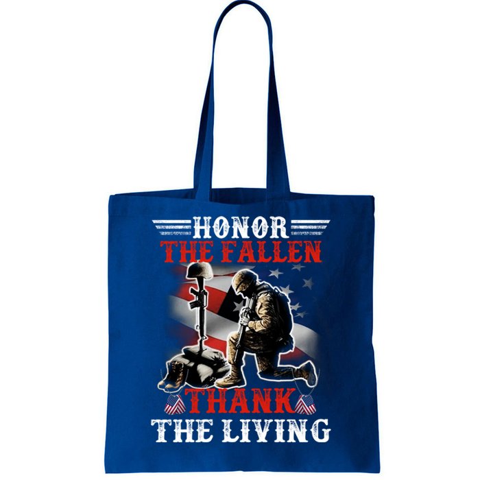 Honor The Fallen Veteran Themed Military Support Cool Gift Tote Bag