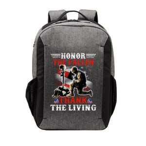 Honor The Fallen Veteran Themed Military Support Cool Gift Vector Backpack