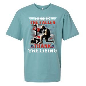 Honor The Fallen Veteran Themed Military Support Cool Gift Sueded Cloud Jersey T-Shirt