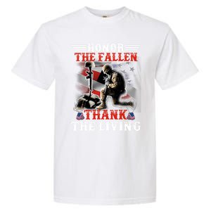 Honor The Fallen Veteran Themed Military Support Cool Gift Garment-Dyed Heavyweight T-Shirt