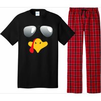 Happy Thanksgiving Funny Turky Sunglasses Pajama Set