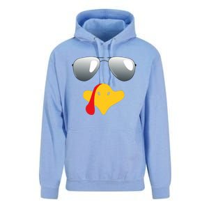 Happy Thanksgiving Funny Turky Sunglasses Unisex Surf Hoodie