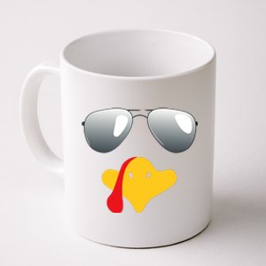 Happy Thanksgiving Funny Turky Sunglasses Coffee Mug