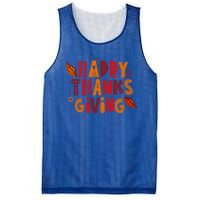 Happy Thanksgiving Funny Turkey Day Holiday Gift Meaningful Gift Mesh Reversible Basketball Jersey Tank