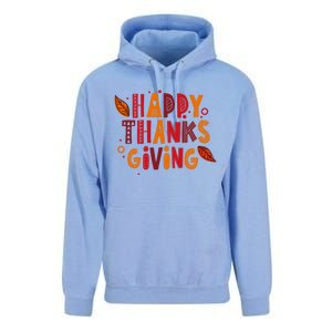 Happy Thanksgiving Funny Turkey Day Holiday Gift Meaningful Gift Unisex Surf Hoodie