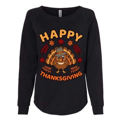 Happy Thanksgiving Funny Turkey Family Graphic Womens California Wash Sweatshirt