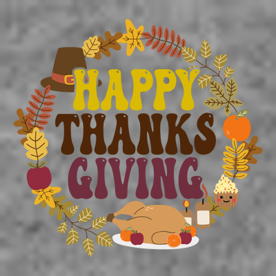 Happy Thanksgiving Fall Holiday T-Shirt