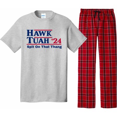 Hawk Tuah Funny Saying Pajama Set