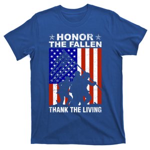 Honor The Fallen Thank The Living Memorial Day Veteran Gift Great Gift T-Shirt