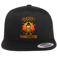 Happy Thanksgiving For Turkey Day Family Dinner Flatbill Hat