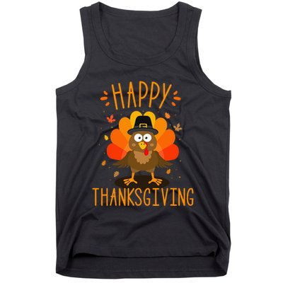 Happy Thanksgiving For Turkey Day Family Dinner Tank Top