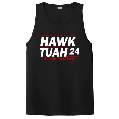 Hawk Tuah Funny Saying PosiCharge Competitor Tank