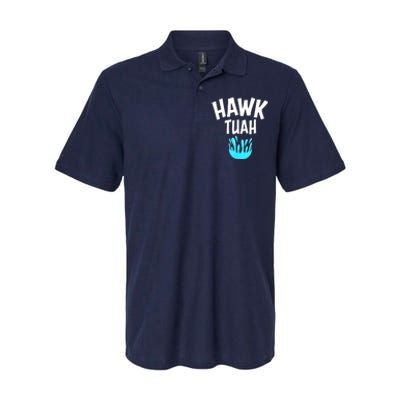 Hawk Tuah Funny Gift Softstyle Adult Sport Polo