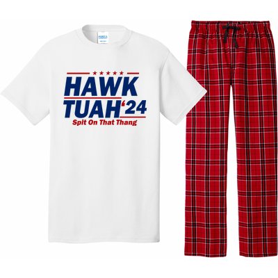 Hawk Tuah Funny Saying Pajama Set