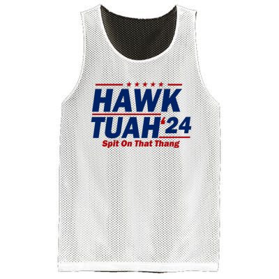 Hawk Tuah Funny Saying Mesh Reversible Basketball Jersey Tank